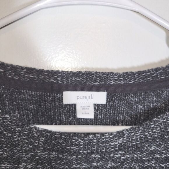 Pure Jill Wool Blend Tassel Sweater Large Petite - Picture 2 of 9